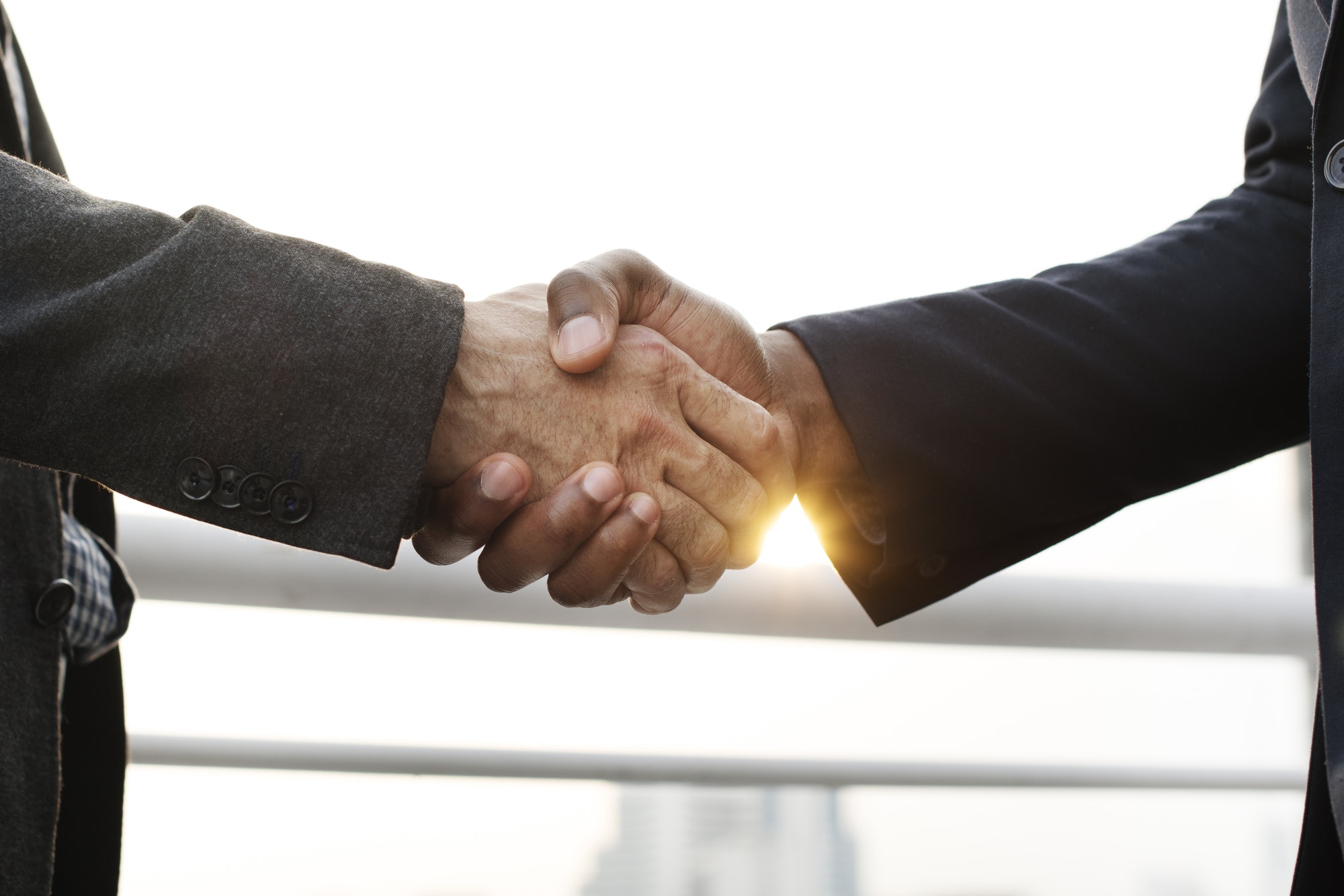 Business Handshake Collaboration Success Concept